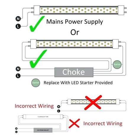 Wiring Diagram Led Fluorescent Replacement Bulb