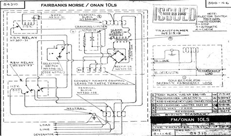 Wiring Diagram Onan Genset 6 5 Kw