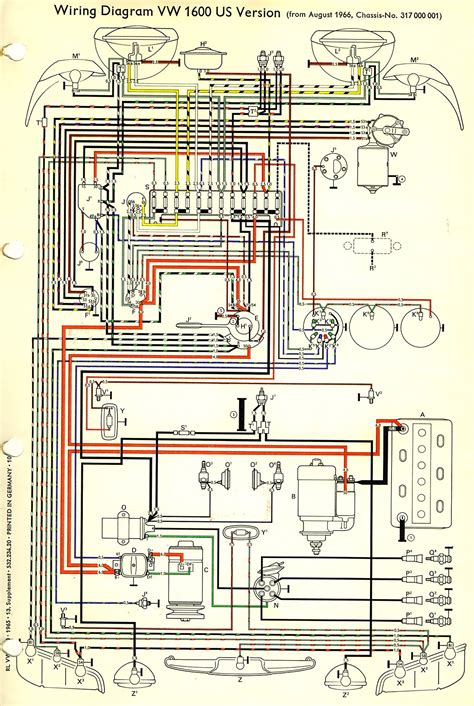 Wiring Diagram Vw Type 3 Notchback 1965