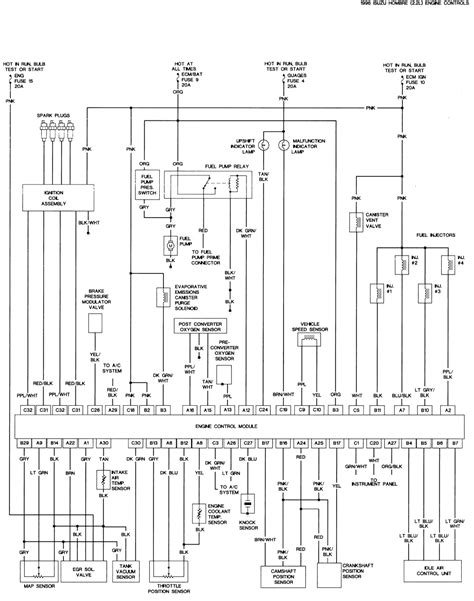 Wiring Diagrams 1992 Isuzu Rodeo