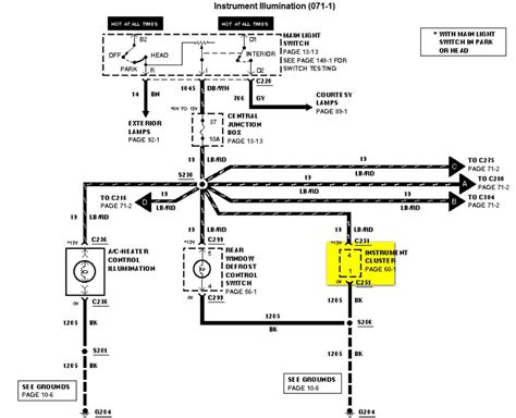 Wiring Diagrams For 64 1 2 Mustang Instruement Cluster