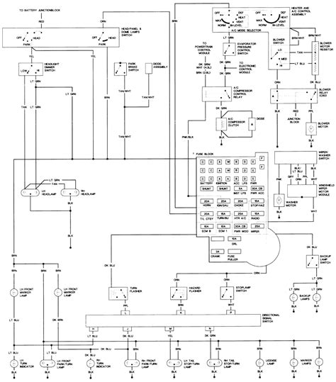 Wiring Diagrams For 86 Blazer