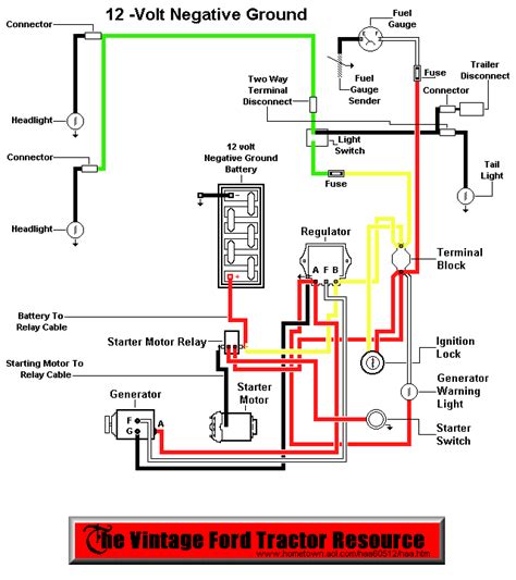 Wiring Diagrams Ford 640 6 Volt Tractor