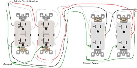 Wiring Gfci Schematics Multiple Loads