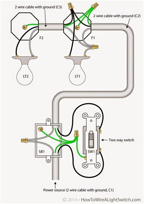 Wiring Two Lights To One Switch Diagram