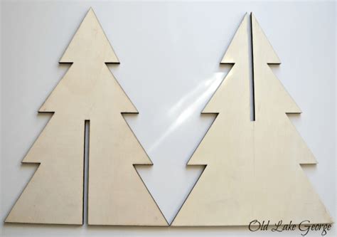 Wooden Christmas Tree Template