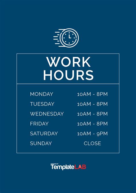 Work Hours Template