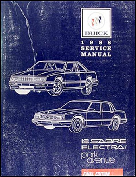 Workshop Manuals Buick Park Avenue 1988