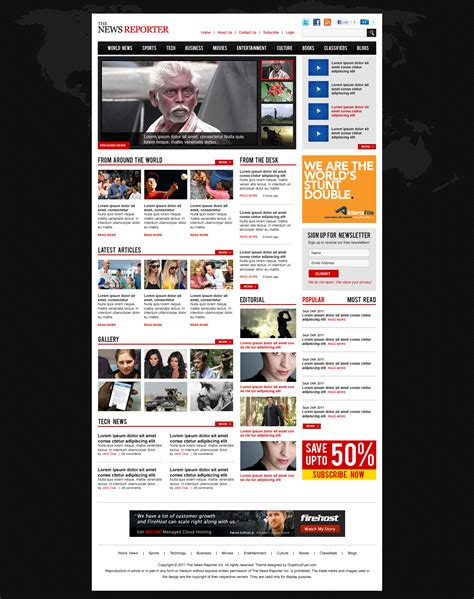 Wp Magazine Template