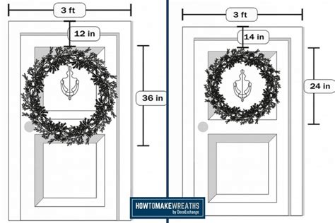 Wreath Size Comparison Chart