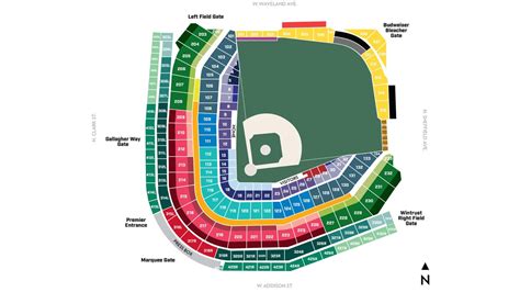 Wrigley Field Seating Chart With Rows