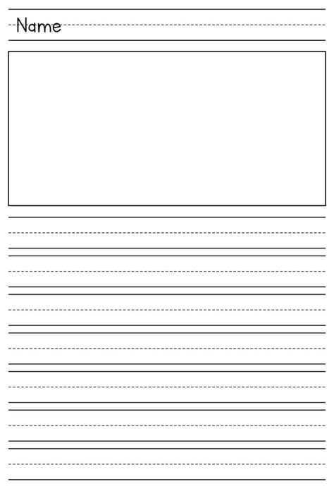 Writing Template With Picture