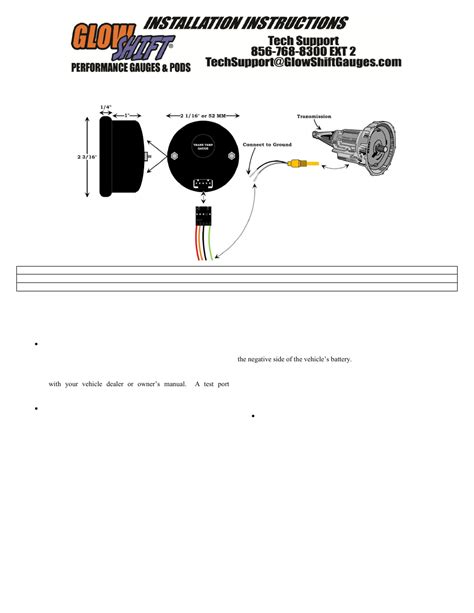 Wrx Glowshift Wiring Diagram