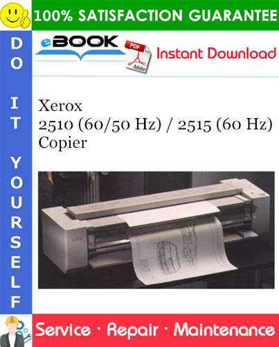 Xerox 2510 60 50 Hz 2515 60 Hz Copier Service Repair Manual