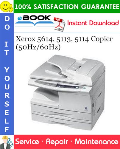 Xerox 5614 5113 5114 Copier 50hz 60hz Service Repair Manual