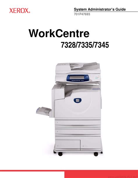 Xerox Workcentre 7345 Service Manual