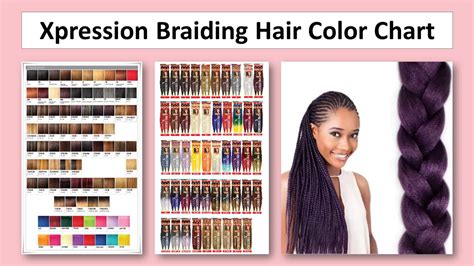 Xpression Hair Color Chart