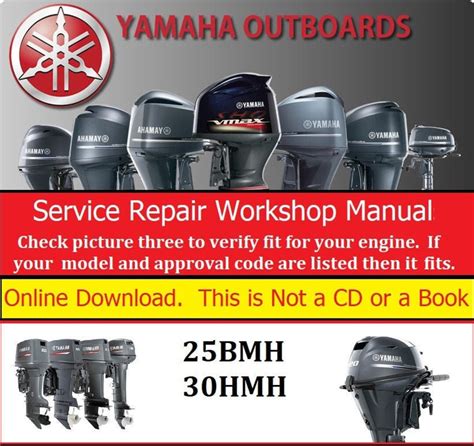 Yamaha 25bmh 30hmh Outboard Service Repair Workshop Manual Download