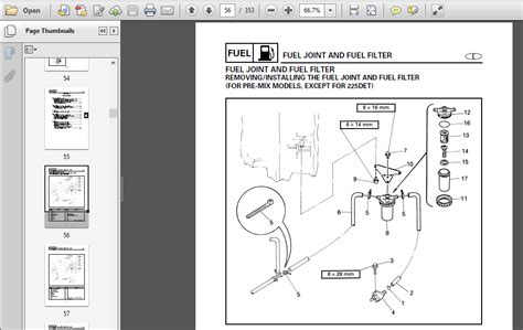 Yamaha 70 Outboard Service Repair Manual Pid Range 6h3k 1004863current Mfg April 2005 And Newer