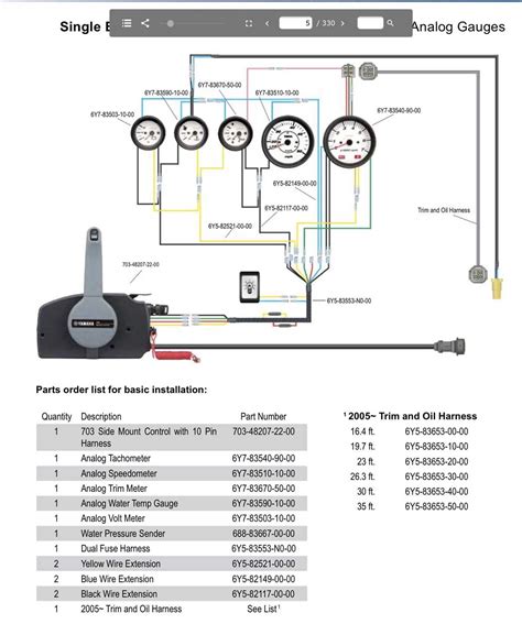 Yamaha 703 Remote Outboard Control Wiring Diagram