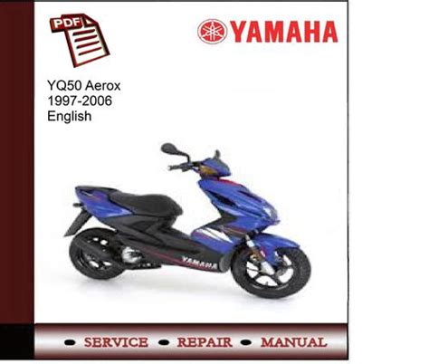 Yamaha Aerox 50 Yq50 Service Repair Workshop Manual 97 06