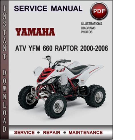 Yamaha Atv Yfm 700 Raptor 2006 2008 Factory Repair Manual Improved