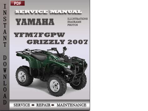 Yamaha Atv Yfm 7fgpw 2000 2009 Factory Service Repair Manual Download Pdf