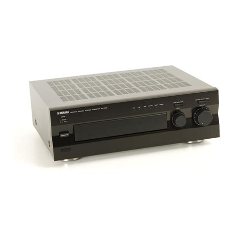 Yamaha Ax 496 396 Stereo Amplifier Service Manual