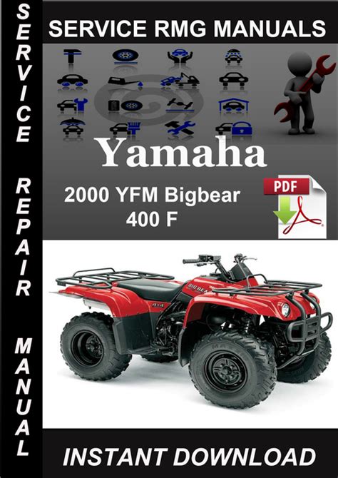 Yamaha Bigbear 400 Service Repair Workshop Manual 2000 2006