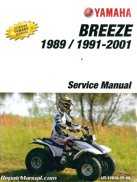 Yamaha Breeze 125 Atv Shop Manual 1989 2000