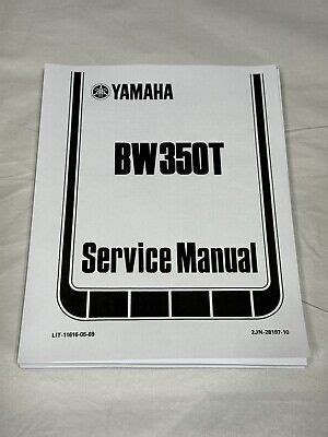 Yamaha Bw350 Big Wheel Service Repair Pdf Manual 1987 1989