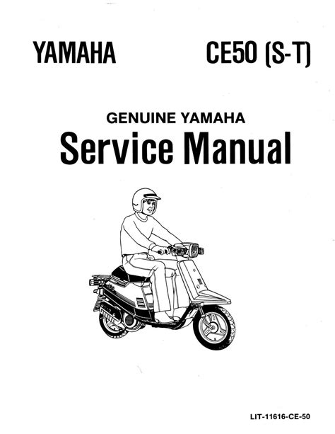 Yamaha Cg50 Jog 50 Scooter Shop Manual 1988 1991