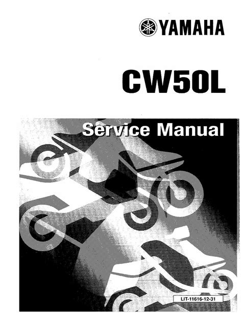 Yamaha Cw50 Pdf Service Repair Workshop Manual 1998 2007