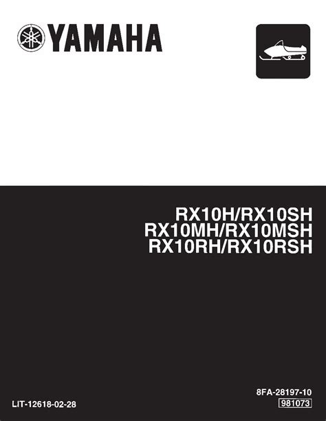 Yamaha Download 2003 2006 Rx 1 Snowmobile Service Manual Rx1