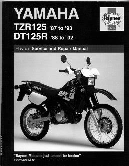 Yamaha Dt125 Dt125r 1995 Repair Service Manual