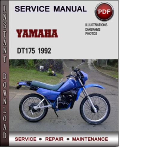 Yamaha Dt175 1992 Service Repair Manual Download