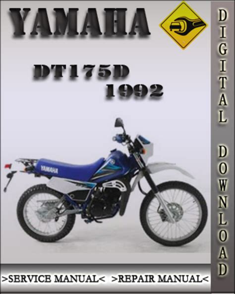 Yamaha Dt175d 1992 Factory Service Repair Manual