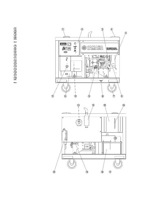 Yamaha Edl13000te Edl11000e Edl11000 Diesel Generator Models Service Manual