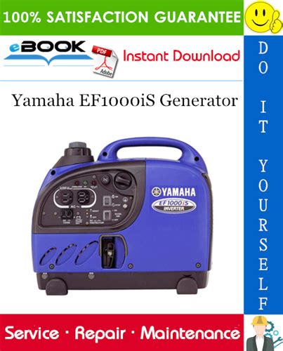 Yamaha Ef1000is Generator Service Repair Manual Download