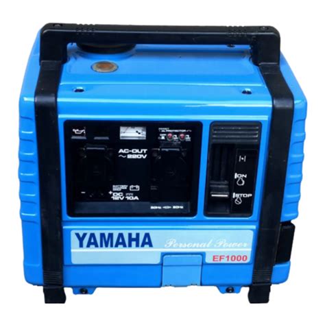 Yamaha Ef800 Ef1000 Generator Factory Service Manual