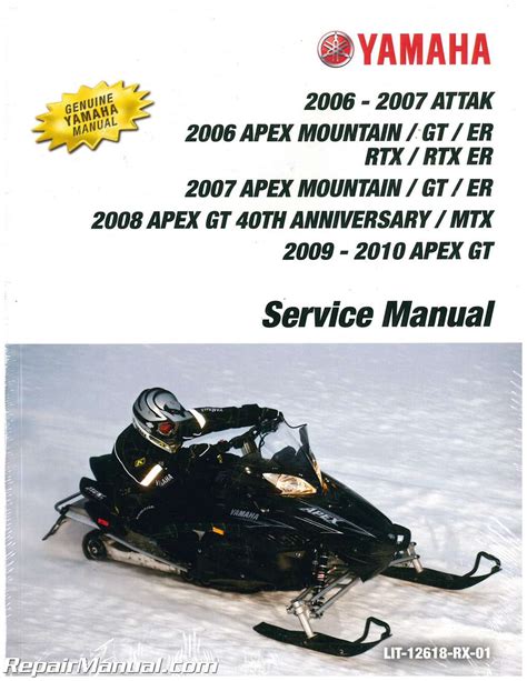 Yamaha Et340tg Ec340g Snowmobile Service Repair Manual Downl