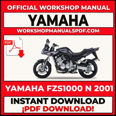 Yamaha Fazer Fzs1000 N 2001 Factory Service Repair Manual