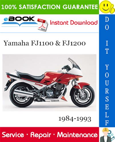 Yamaha Fj1100 1986 Repair Service Manual