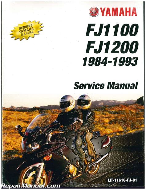 Yamaha Fj1200 1984 1993 Repair Service Manual