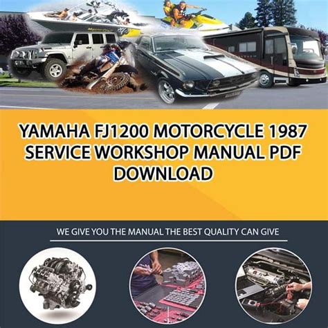 Yamaha Fj1200 Workshop Service Repair Manual Download