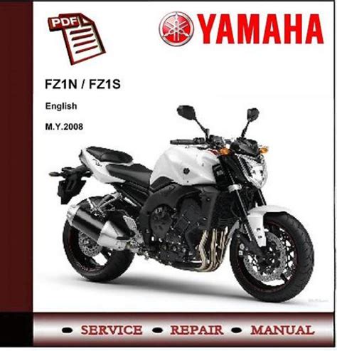 Yamaha Fz1 Fz1n Fz1s Fazer 2008 Workshop Service Manual