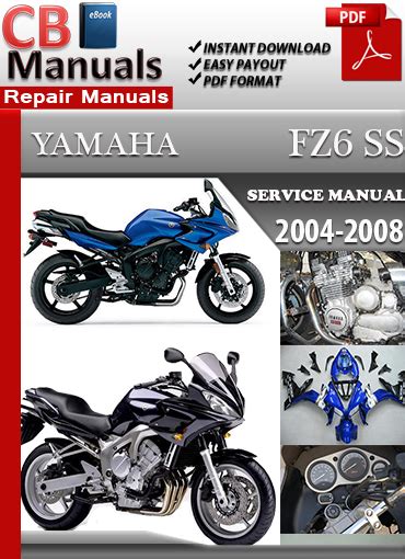 Yamaha Fz6 2004 2008 Factory Service Repair Manual Download Pdf