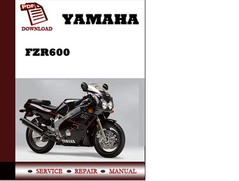 Yamaha Fzr 600 Service Repair Manual Pdf All Years