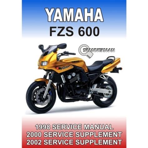 Yamaha Fzs 600 P Fazer Years 1998 2002 Service Manual