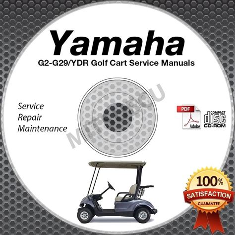 Yamaha G2 G9 Gas Electric Golf Cart Repair Manual